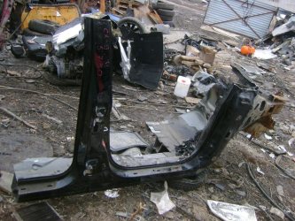 Порог со стойкой правый Mazda CX-9 TB