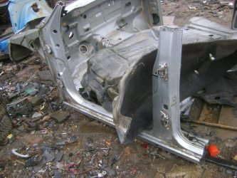 Порог со стойкой левый Mercedes-Benz ML-Class W163