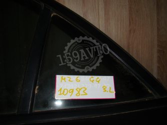 Стекло двери задней левой форточка Mazda 6 GG