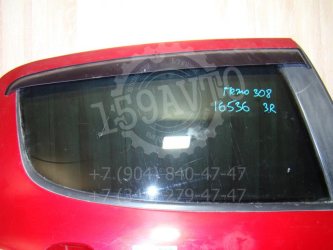 Стекло двери задней правой Peugeot 308 T7
