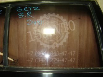 Стекло двери задней правой Hyundai Getz TB