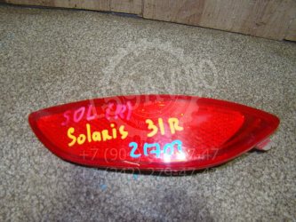 Отражатель в бампер задний правый Hyundai Solaris 1 RB