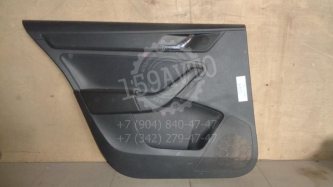 Обшивка двери задней левой Skoda Rapid 1
