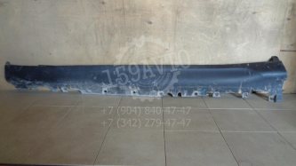 Накладка на порог наружная BMW X6 F16, F86