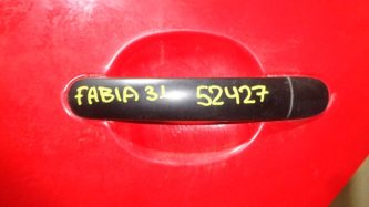 Ручка двери задней наружная левая Skoda Fabia 1 6Y