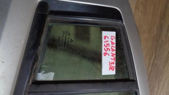 Стекло двери задней правой форточка Mitsubishi Galant 9 DJ, DM