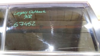 Стекло двери задней правой Subaru Outback B14, BR