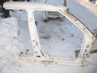 Порог со стойкой правый Skoda Fabia 2 5J
