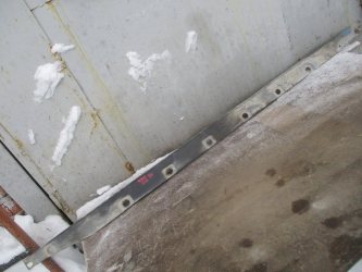 Накладка на порог наружная Toyota Corolla E120