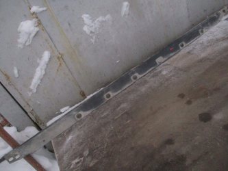 Накладка на порог наружная Toyota Corolla E120
