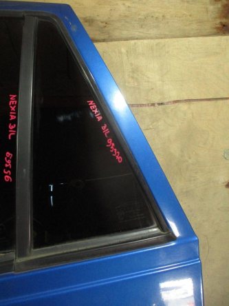 Стекло двери задней левой форточка Daewoo Nexia N150