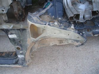 Лонжерон передний правый Opel Corsa D