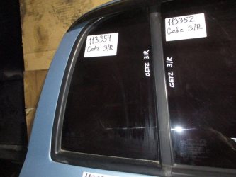 Стекло двери задней правой форточка Hyundai Getz TB