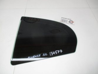 Стекло двери задней левой форточка Renault Fluence