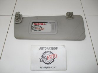 Козырек солнцезащитный левый Renault Fluence