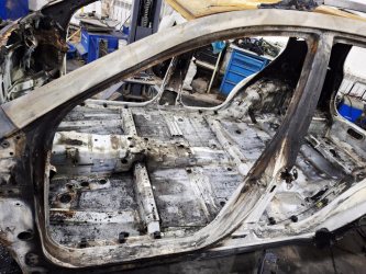 Порог со стойкой левый Toyota RAV4 A40