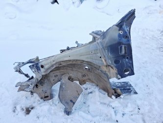 Лонжерон передний левый Opel Astra H