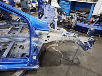 Лонжерон передний правый Peugeot 308 T7